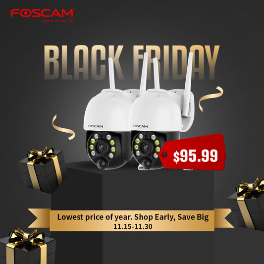 🔥BOGO🔥 Foscam B4 Solar Security Cameras Wireless Outdoor