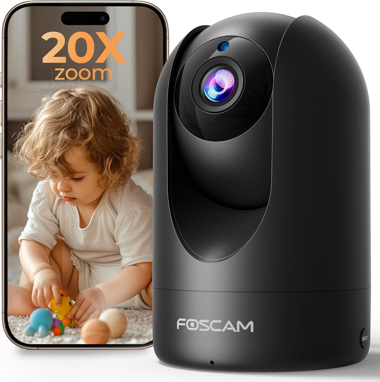 Foscam R4S 4MP WiFi Home Security Camera