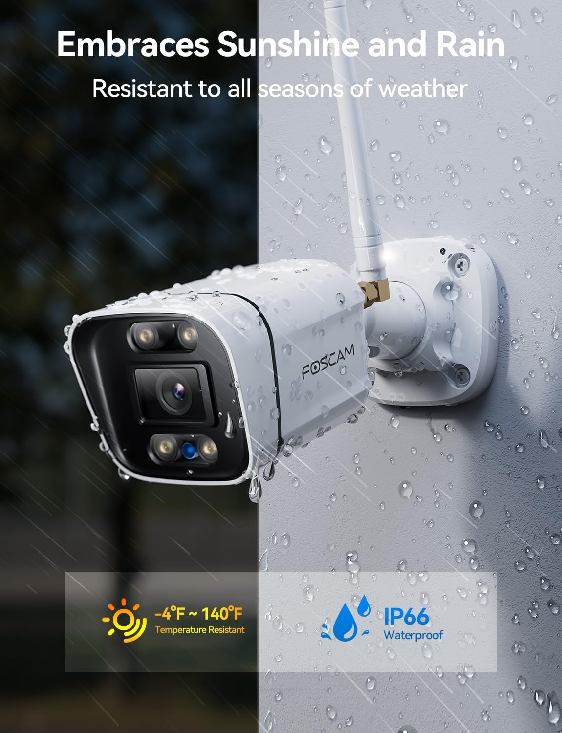 🎉NEW🎉Foscam V8P 8MP WiFi Security Camera with Smart Detection