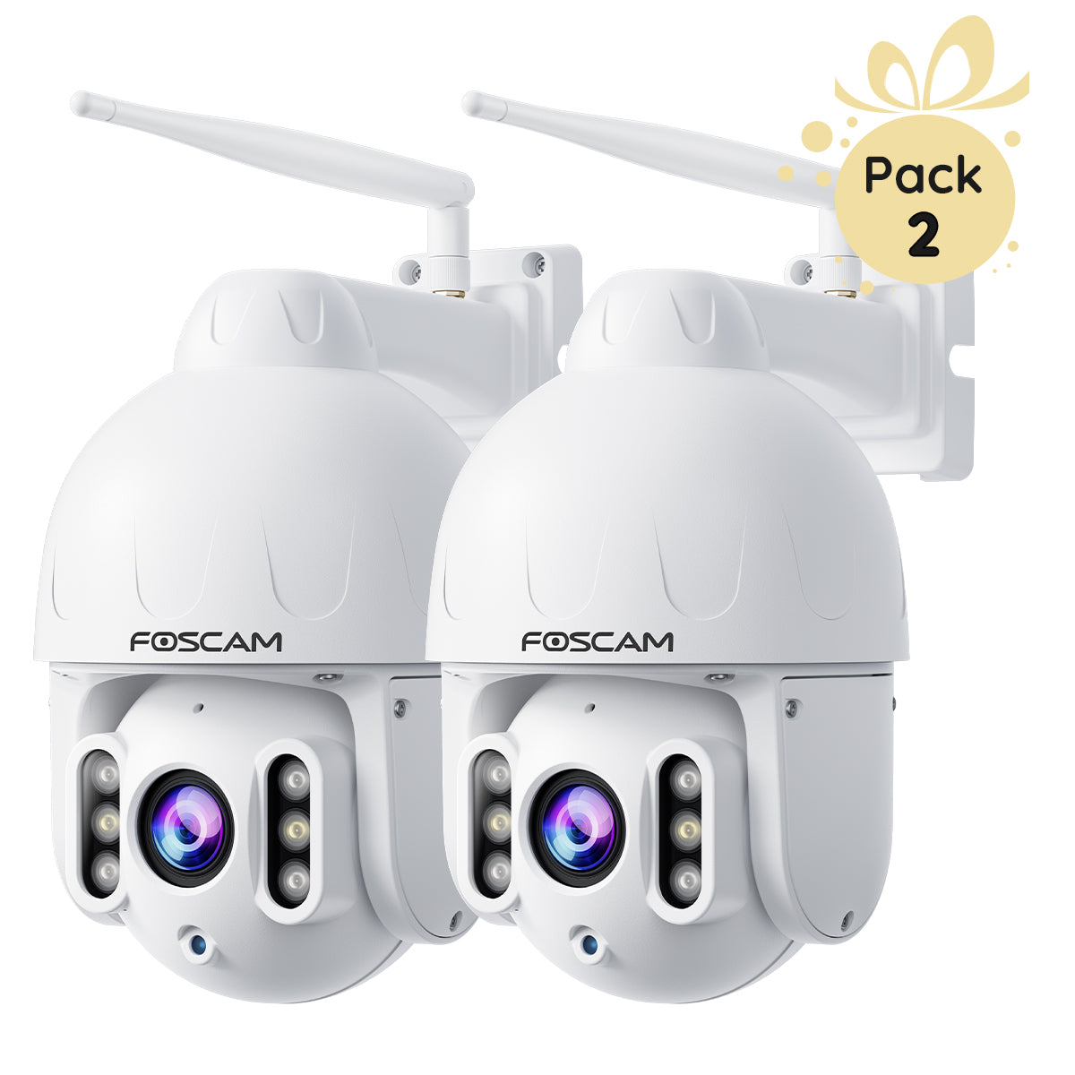 🔥BOGO🔥FOSCAM SD8P 4K/8MP Security Cameras Wireless Outdoor, 5GHz&2.4GHz WiFi Surveillance Camera